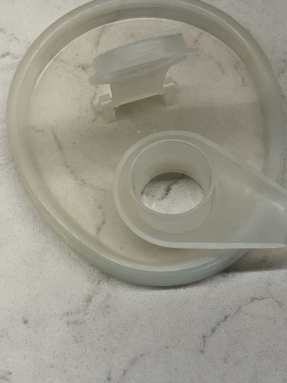 Vintage Tupperware Sweet Saver Dispenser 640 Lot of 2 Drip Free Pour Lids